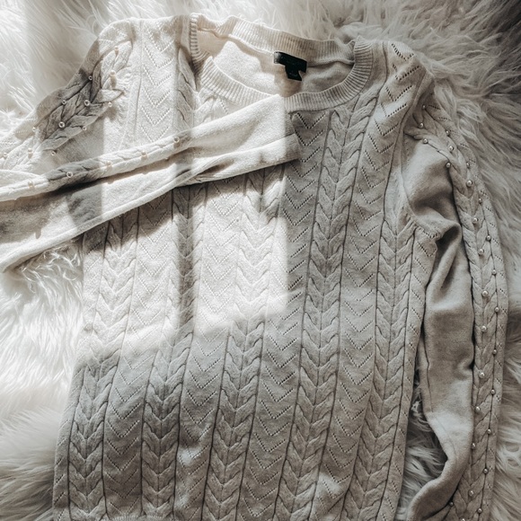 ANN TAYLOR CABLE KNIT SWEATER - Picture 6 of 6